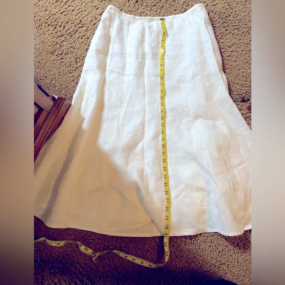 Talbots Irish linen skirt